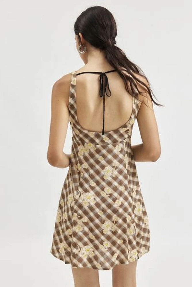 Kimchi Blue Susie Open Back Swing Mini Dress