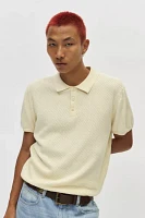 Schott Cotton Basketweave Polo Shirt