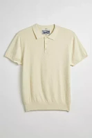 Schott Cotton Basketweave Polo Shirt