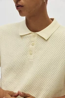 Schott Cotton Basketweave Polo Shirt