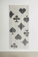 Playing Card Bamboo Beaded Curtain