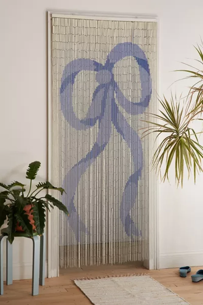 Bow Bamboo Beaded Curtain