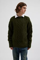 Levi’s® Battery Cable Knit Crew Neck Sweater