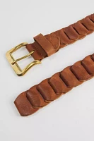 Woven Leather Belt