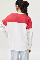 BDG Graham Spliced Long Sleeve Graphic Tee