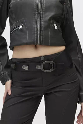 Leather Low-Slung Belt