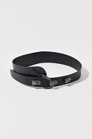 Leather Low-Slung Belt