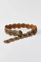 Betty Cheetah Circle Belt