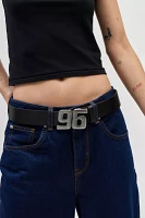 Number Moto Leather Belt