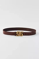 Number Moto Leather Belt