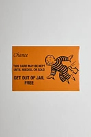 Monopoly Chance Jail Free Poster