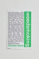 Choose Weed Poster