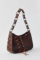 Silence + Noise Kez Boho Laced Baguette Bag