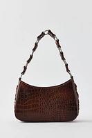 Silence + Noise Kez Boho Laced Baguette Bag