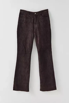 Vintage Suede Flared Pant