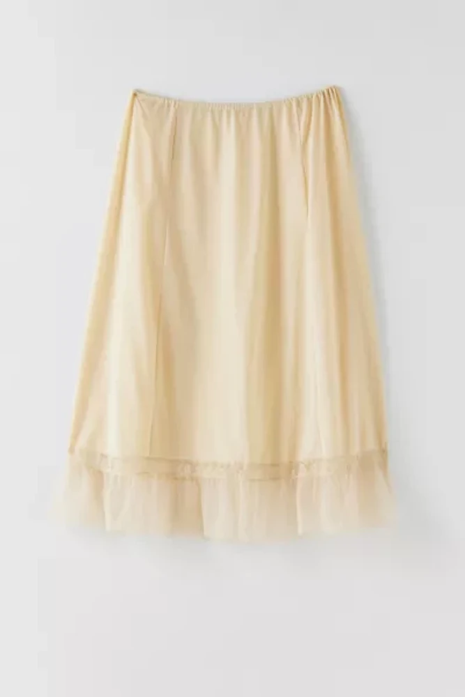 Vintage Slip Midi Skirt