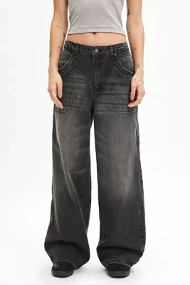 GUESS ORIGINALS Double Pocket Wide Leg Jean