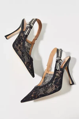 Steve Madden Bri Lace Slingback Heel