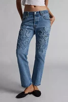 Urban Renewal Remade Heart & Star Applique Jean