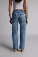 Urban Renewal Remade Heart & Star Applique Jean