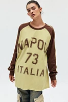 Napoli 73 Oversized Long Sleeve Graphic Tee