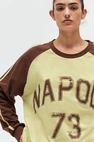 Napoli 73 Oversized Long Sleeve Graphic Tee