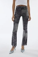 Silence + Noise Bella Mesh Flare Pant