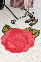 Rose Shaped Tufted Shag Rug