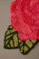 Rose Shaped Tufted Shag Rug