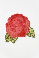 Rose Shaped Tufted Shag Rug