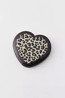 Leopard Heart Compact Mirror