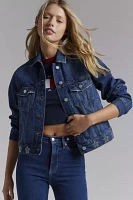 Tommy Jeans Studded Star Denim Trucker Jacket