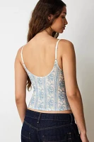 Out From Under Je T'aime Wallpaper Print Cami Top