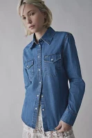 Tommy Jeans Western Denim Button-Down Shirt