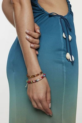Marley Genuine Stone Beaded Bracelet Set