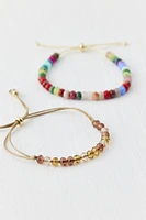 Marley Genuine Stone Beaded Bracelet Set