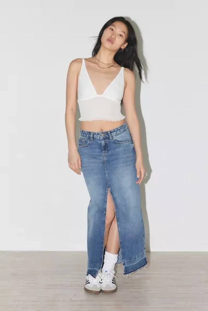 Out From Under Firecracker Smocked Cropped Top