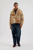 BDG Patchwork Fleece Zip Jacket