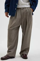 Monitaly Triple Tuck Wide Leg Trouser Pant