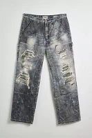 GUESS ORIGINALS Printed Mending Carpenter Jean