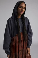 Urban Renewal Remade Gauze Hoodie Maxi Dress