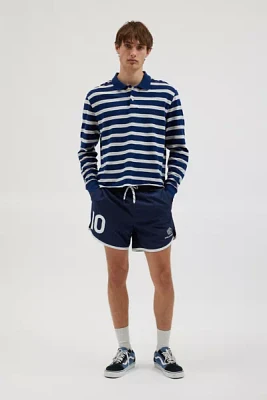 Urban Renewal Remade Stripe Cropped Polo Shirt