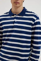 Urban Renewal Remade Stripe Cropped Polo Shirt