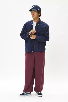 Urban Renewal Remade Overdyed Check Cropped Shirt