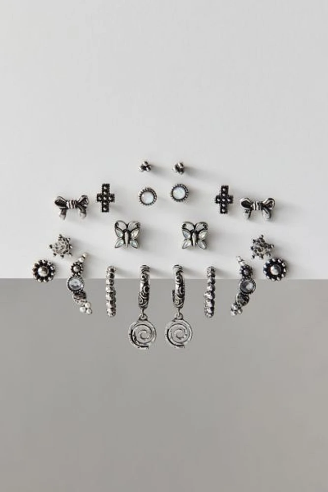 Astrid Post & Hoop Earring Set