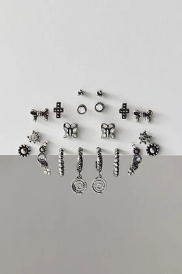 Astrid Post & Hoop Earring Set