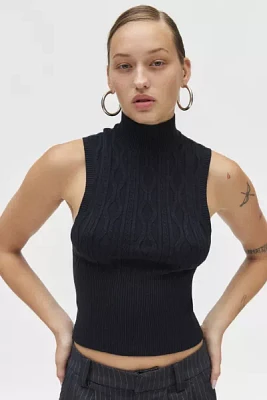 Silence + Noise Aniston Turtleneck Sweater Tank Top