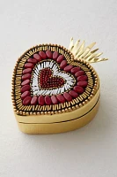 Embellished Beaded Trinket Box