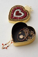 Embellished Beaded Trinket Box