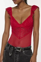 Mucci Bella Lace & Mesh Bodysuit